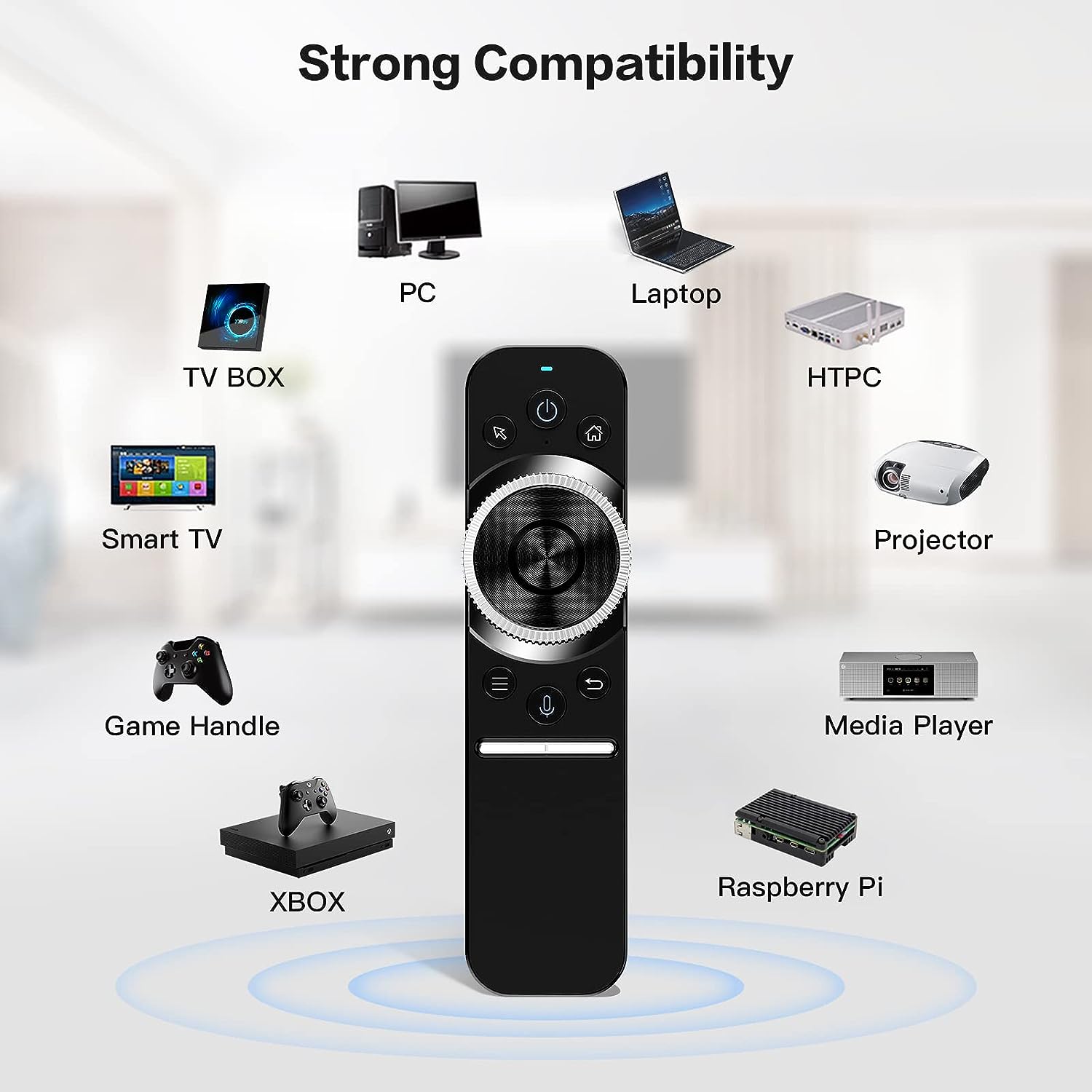 W1S 2.4G Air Mouse Remote Control Built-in 6-Axis Gyro Sensor IR Learning Wireless Remote for Smart TV Android TV Box W1S 2.4G Air Mouse Remote Control Built-in 6-Axis Gyro Sensor IR Learning Wireless Remote for Smart TV Android TV Box